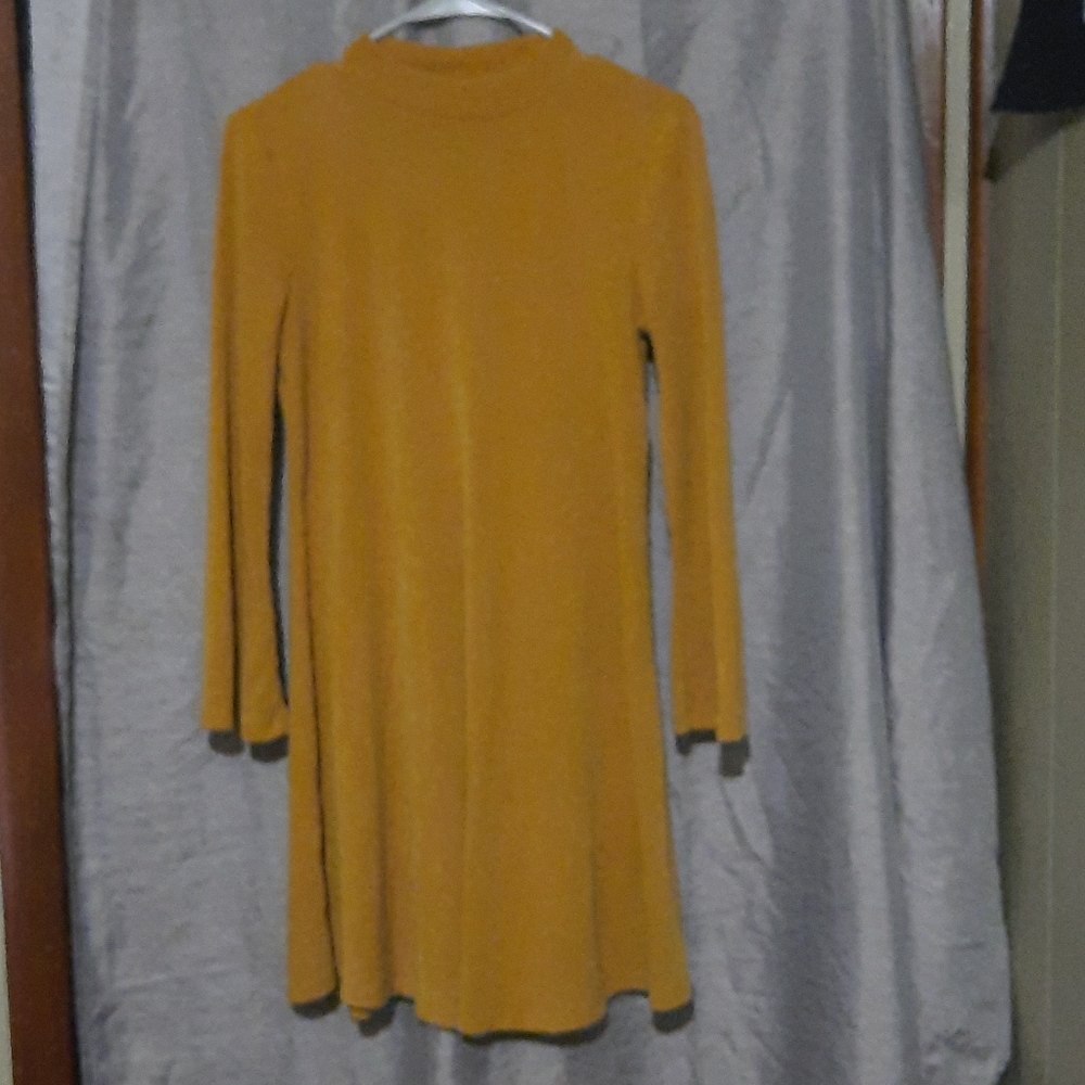 Mock Neck Sweater Dress